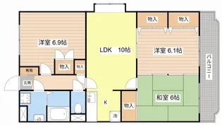 パークヒルズ I【1階】の間取り