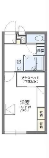 レオパレスチャーム I【2階】の間取り