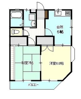 ウインディヒルズ堤【1階】の間取り