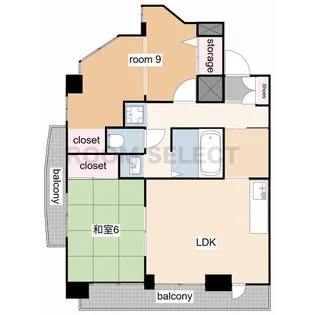 エクセル21【3階】の間取り