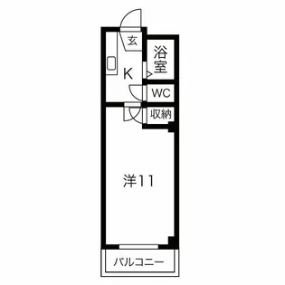 ローズ III【1階】の間取り