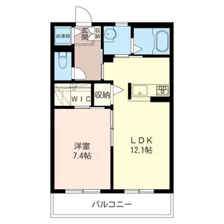 ヴァレンタインコート【3階】の間取り