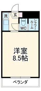スカイプラザ焼津【6階】の間取り