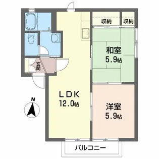 アーク・ヴィラ C【2階】の間取り