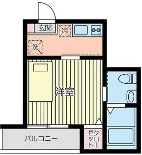 シャトーライフ横浜I【2階】の間取り