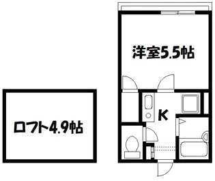ゼネラルハイツ平井【3階】の間取り