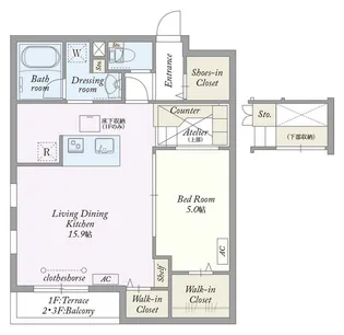 My Style vintage 平井【3階】の間取り