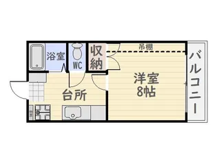 サウスウィンドM&M【4階】の間取り