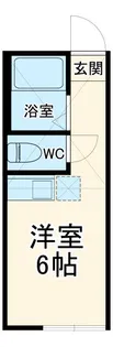 ユナイト横須賀中央グラナダの杜【2階】の間取り