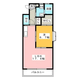 エトワール羽山【1階】の間取り