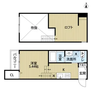 キキ・ド・kuma【1階】の間取り