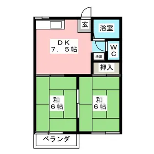 フォーブル小城【2階】の間取り