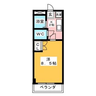 Gハイツ97【3階】の間取り