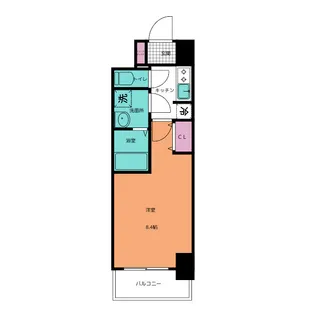 S-RESIDENCE山王【14階】の間取り
