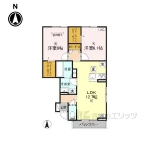サニーヒロ2【1階】の間取り