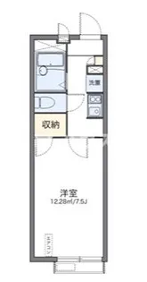 レオパレスフローラ【1階】の間取り