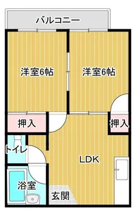 グリーンヒル【2階】の間取り