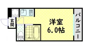 ドミール堺筋本町【11階】の間取り