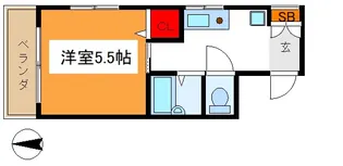 カイドウハイム【1階】の間取り