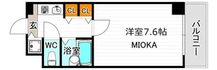 フロレスコ昭和町【4階】の間取り