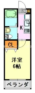プライムコート浜野【1階】の間取り