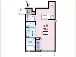 アーバンハウス大久保 A棟【1階】の間取り