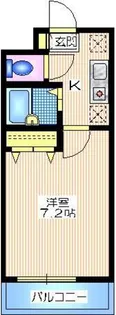 カーサ・デ・ピーノI【2階】の間取り