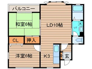 カトレアIII【1階】の間取り