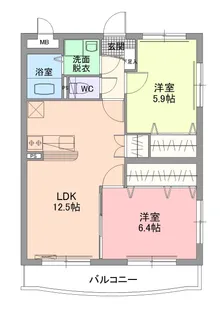 ジュエルSK【2階】の間取り