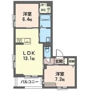 Sunny House Fuji【1階】の間取り