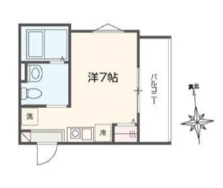 MELLAS馬込【2階】の間取り