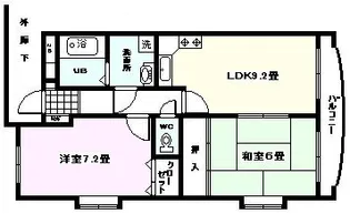 ラ・シェール【2階】の間取り