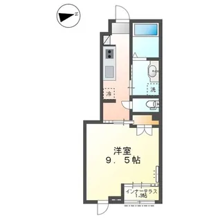 シトロン セードル【1階】の間取り