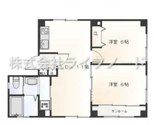 リッツお茶の水1【4階】の間取り
