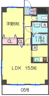 グランツソーレ【3階】の間取り