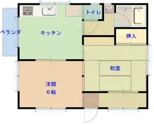 グリーンベイ【1階】の間取り