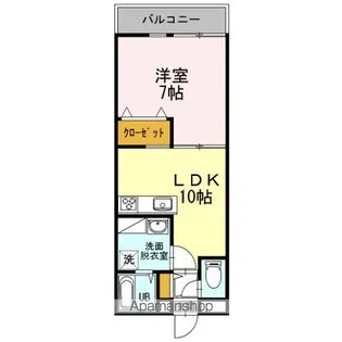 フォレスト’00【4階】の間取り