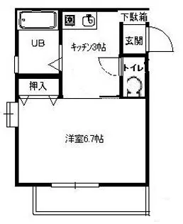 ヴェント【2階】の間取り