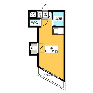 アヴァーンスF【3階】の間取り