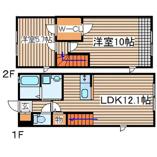 ポンプレ【1階】の間取り