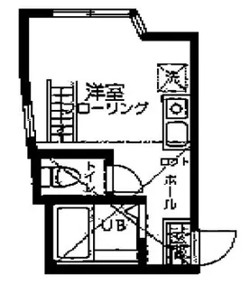 ユナイト根岸ホセカレーラス【1階】の間取り