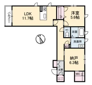 Grande Cecilia【2階】の間取り