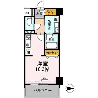 黄金森ガーデンI【6階】の間取り