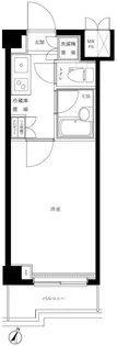ルーブル中野沼袋弐番館【9階】の間取り