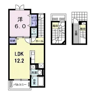 アウローラ【3階】の間取り