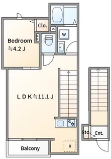 SAIテラス【2階】の間取り