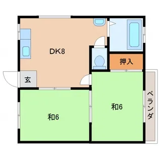 片岡ビル【3階】の間取り