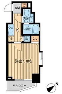 KDXレジデンス雪谷大塚【2階】の間取り