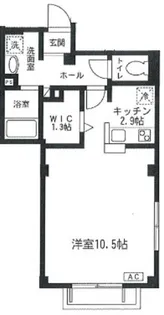 ベネフィチオ【3階】の間取り