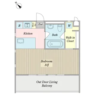 L’ATELIER志木【2階】の間取り